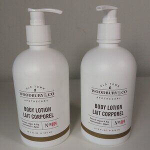 Woodbury & Co. Body Lotion Brown Sugar & Fig 16.9 Oz Wyndham Hotels - 2 Bottles
